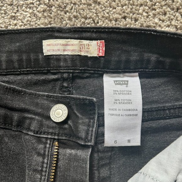 Levi's - Black 512's (Perfectly Slimming Boot) - Picture 2 of 2